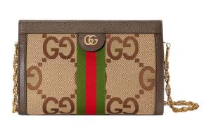 GUCCI Тканевая сумка Ophidia с кожаной цепью