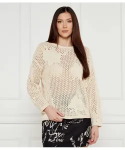 Свитер-Туман Loose fit Desigual, бежевый