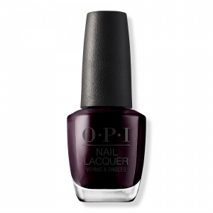 Лак для ногтей, красные/оранжевые/желтые оттенки OPI, Black Cherry Chutney (dark-black red)