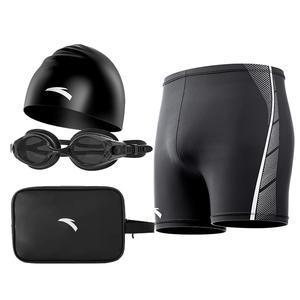 ANTA Купальные комплекты Polyamide Elastane для плавания в бассейне и горячих источниках Men's Black