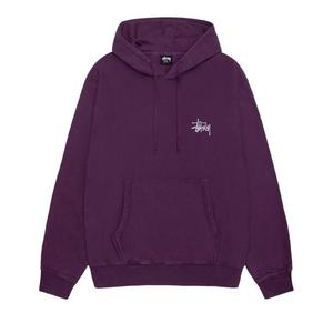 Худи Stussy Pigment Dyed Built Tough 'Purple', фиолетовый