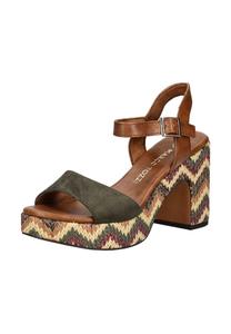 Сандалии из искусственной кожи/текстиля Marco Tozzi, хаки