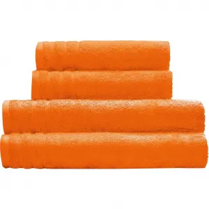 Маленькое облако Полотенце Royal, 1 шт. (70/140 см) однотонное, с бордюром, мягкое, также доступно в различных наборах Kleine Wolke, Mandarin