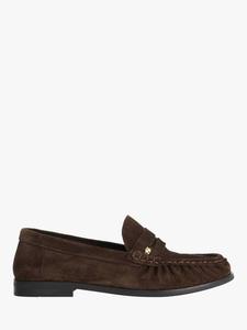 Grisella широкие замшевые слипоны Dune London, Brown