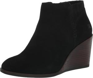 Женские ботильоны на танкетке Lucky Brand Zorla, Black Suede