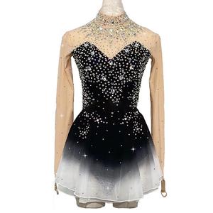 ICE WING SNOW LION Индивидуальные платья для фигурного катания для детей и взрослых, юбки для выступлений и экзаменов, костюмы для соревнований по фигурному катанию для женщин