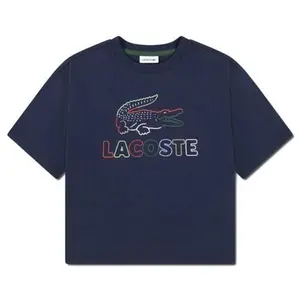 Футболка с коротким рукавом Lacoste Kids Knit, синий