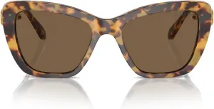 Женские солнцезащитные очки Swarovski Sk6018 Butterfly, Dark Havana/Photochromic Beige to Brown