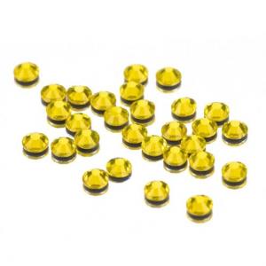 Стеклянные стразы для ногтей SS10 цитрин 50 шт., Molly Lac