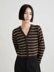 Кардиган из органической трикотажной вязки с коротким низом Miesrohe, цвет Brw[058]