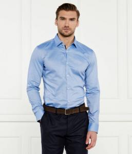 Рубашка мужская Hugo Koey Slim Fit на пуговицах, синий