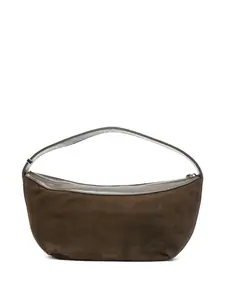 Сумка Demy на молнии через плечо Staud, коричневый