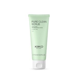 Скраб для лица pure clean exfoliating and smoothing scrub Kiko Milano, объем 75 мл