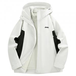 Куртка-ветровка Jeep, светло-зеленая/черная