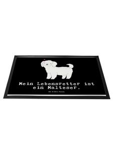 Коврик для ног Mr. & Mrs. Panda, черный