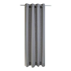 Штора с люверсами Kutti Metis, 145 см, серый
