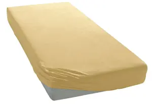 Простыня Bellana на подгонке "размера дыни. 70x140, 90x200, 140x200 или 180x200 см", хлопок, матрасы высотой до 25 см, простыни натяжные потолки и для детей 140-160х200 см, 1 шт., цвет weizen