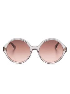 Chloé Eyewear солнцезащитные очки в круглой оправе, фиолетовый