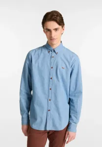 Con logo a contrasto shirt Harmont & Blaine, Celeste Screziato