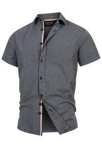 Рубашка на пуговицах классического кроя INDICODE JEANS Maribo, Dusty blue/Pastel blue