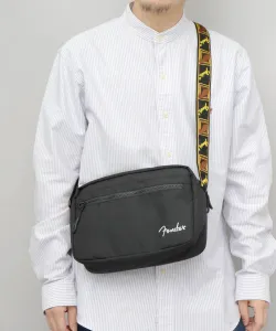 Мини-сумка через плечо Fender, черная, квадратная, горизонтальная