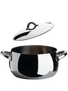 Кастрюля из нержавеющей стали (24 см) Alessi, серебристый