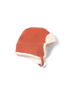 Шапка из шерпы оранжевого цвета Little Green Radicals