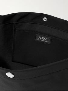 Сумка-мессенджер Journal Small Logo-Print из переработанного нейлона A.P.C., черный