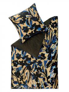 Esprit Комплект постельного белья из атласа "Pia" в бежево-голубом цвете