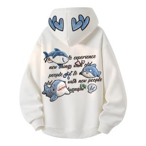 Толстовка Unisex Hooded Moderate Regular HUANQIU, белый (heavyweight thickened and fleece-lined)