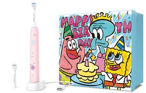 Электрическая зубная щетка для детей, Soundwave, SpongeBob с мягкой щетиной HX2432 PHILIPS
