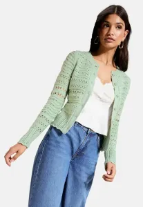 Кардиган с ажурной отделкой стандартного кроя Friends Like These, Mint Green