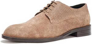 BOSS Мужские туфли-оксфорды Tayil из замши и кожи, Moth Wing