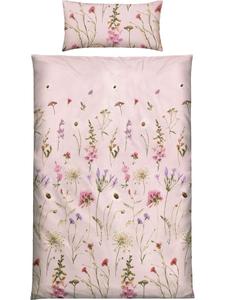 Постельное белье из сирсакера розового цвета REDBEST, 155 x 220 + 80 x 80 см