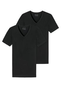Майка Schiesser/Shirt Kurzarm 95/5 Organic Cotton, черный