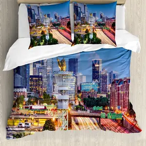 Пододеяльник ABAKUHAUS, США, Атланта, Джорджия, с защитой от клещей, подходит для аллергиков, с наволочками, 200 см x 200 см - 80 x 80 см, цвет бледно-голубой, желтый, коралловый.