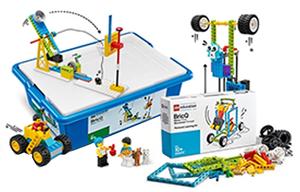 Образовательный набор BricQ Fun Movement Basic Set пластиковые строительные блоки 523 детали 45401+2000470 LEGO