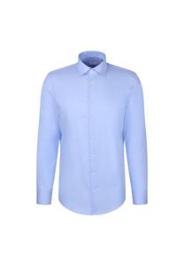 Рубашка деловая черная роза Seidensticker, синий