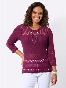 Ажурный свитер лилового цвета WITT WEIDEN