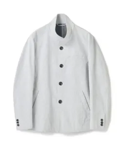 Куртка из эластичной саржи T/C с воротником-стойкой Union Station, цвет Off White