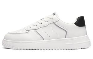 SEMIR Женские лоу-топ скейтборд кроссовки бело-черные, цвет White Black