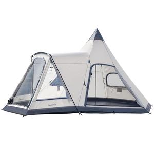 SKANDIKA Палатка Tipi Hetta 460 Protect Plus — индейская палатка на 6 человек — высота стоя 3 м