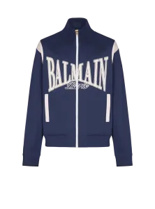 Спортивная куртка на молнии Balmain College, синий