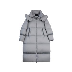 ELLE Пуховик Women's Medium Gray Thickened Puffer