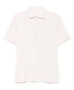 Классическая хлопковая рубашка поло Fedeli, розовый