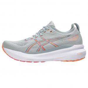 Gel Kayano 31 piedmont grey papaya women's ASICS, серый