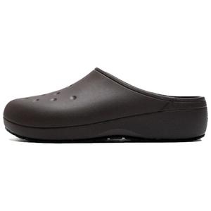 Crocs Классические тихие тапочки-сабо с закрытым носком унисекс, черные