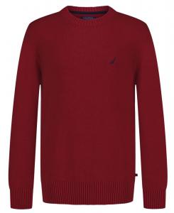 Однотонный свитер для мальчиков 8-20 лет, класс J Nautica, Rio Red