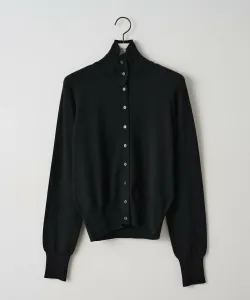 Хлопковый модал кардиган с высоким воротником Colony 2139, цвет Black