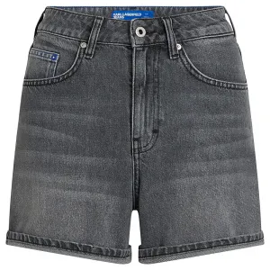 Шорты Karl Lagerfeld A2W10040 High waist denim, серый